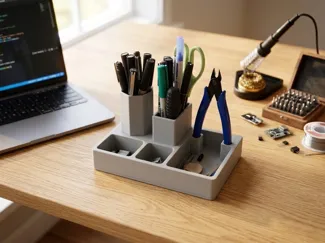 Desk Organizer / Pen, Tool & Scissors Holder