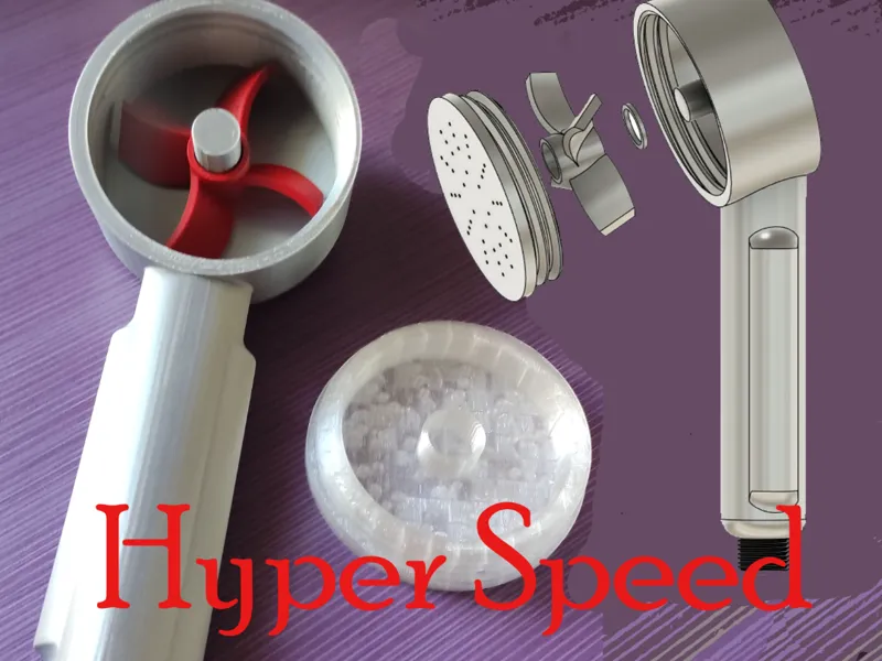 Cabezal Ducha Super Velocidad - Turbo