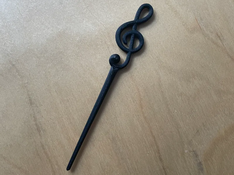 Fermaglio per Capelli – Chiave di Violino