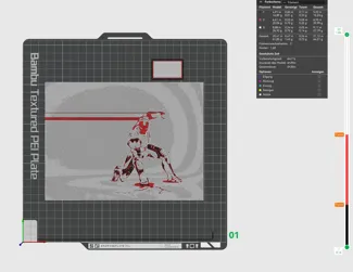 Iron Man Landing HueForge