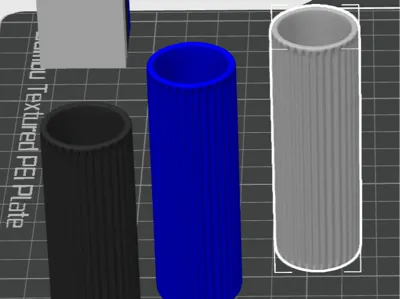 Minimalist Fluted Vase