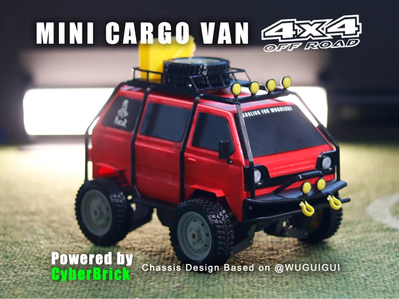 Mini Cargo Van RC body-based on wuguigui