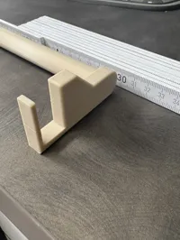 0.16mm layer, 5 walls, 15% infill, 15mm Blende, 30cm Länge