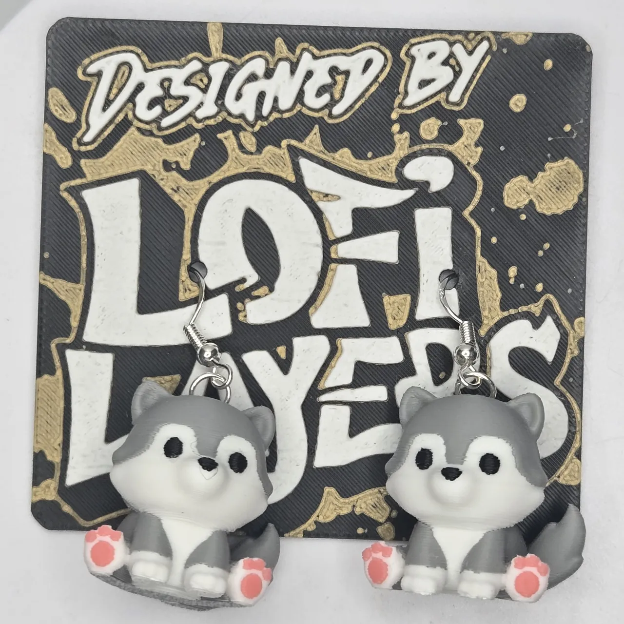 Wolf Hanger Earrings view 4