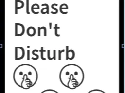 Do Not Disturb Sign - Free 3D Print Model - MakerWorld