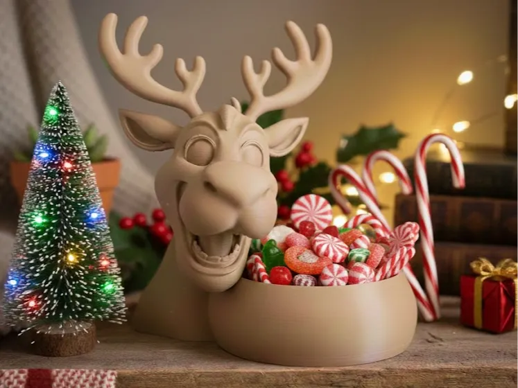 Reindeer Bowl - Christmas Gift