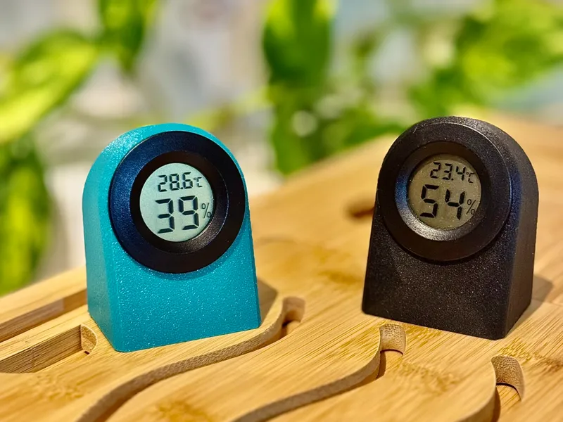 Hygrometer Ständer Halter Thermometer Rund
