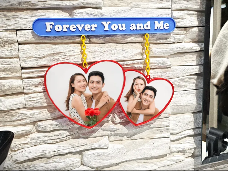 Two Heart Picture Frame