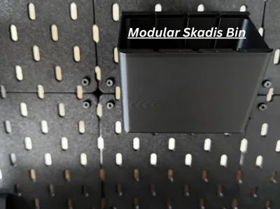 Modular Ikea Skadis Bin