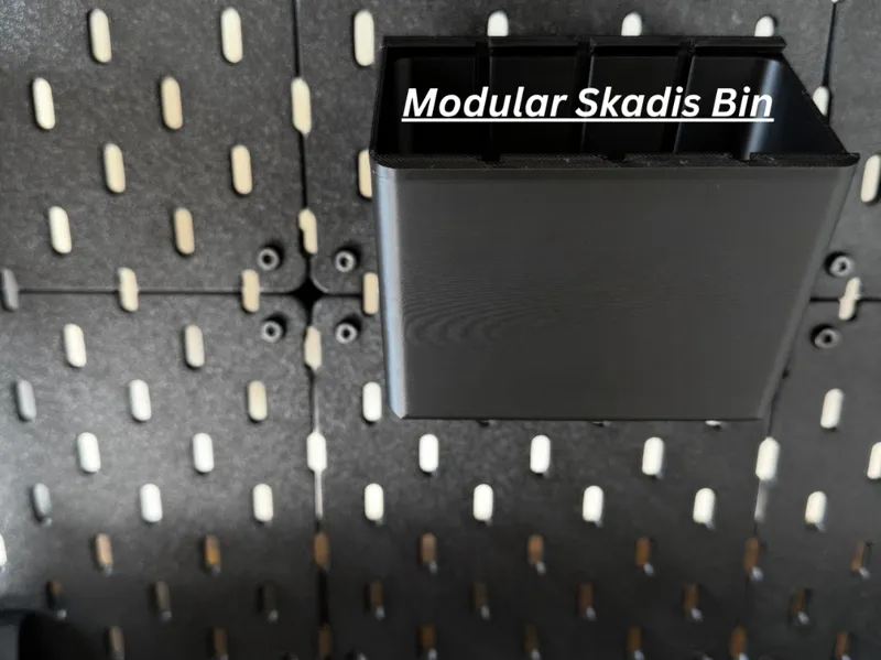 Modular Ikea Skadis Bin