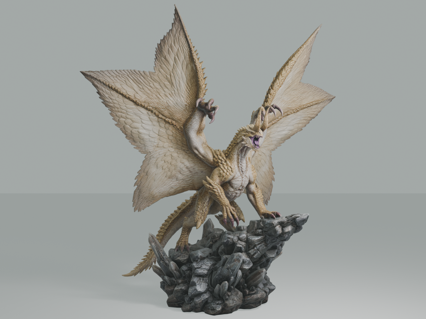 Shagaru Magala - Monster Hunter Diorama #047 3D model by flojo
