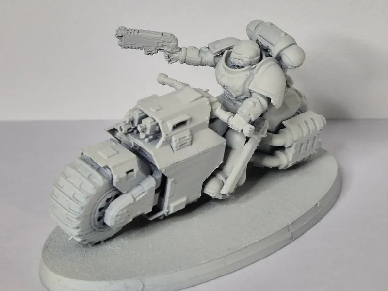 Fantasy outrider with gun