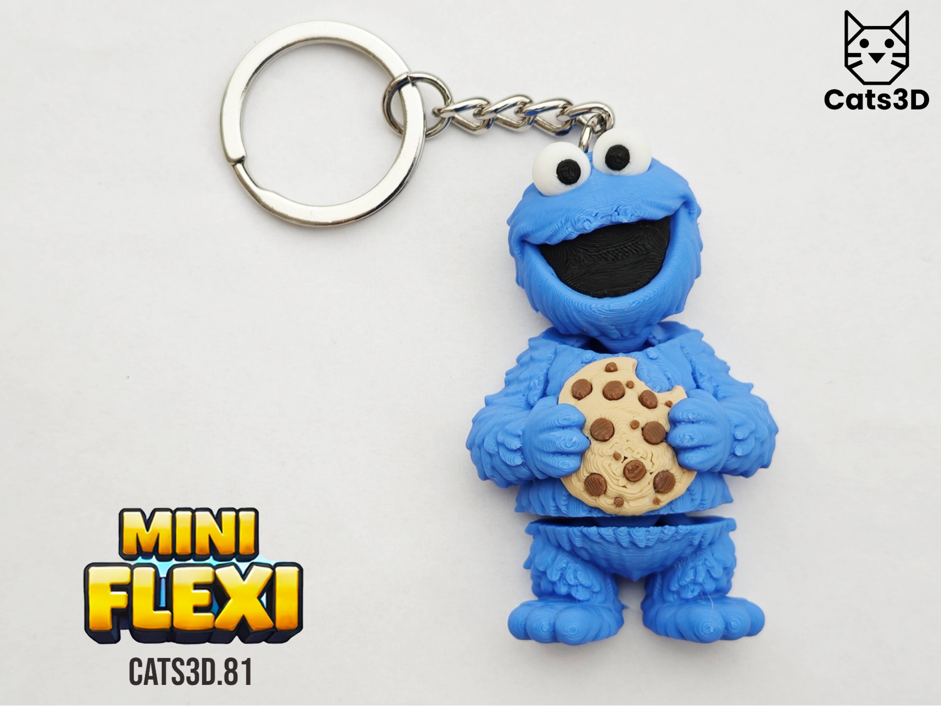 Cookie Monster - Mini Flexi (Monstro das Bolachas)