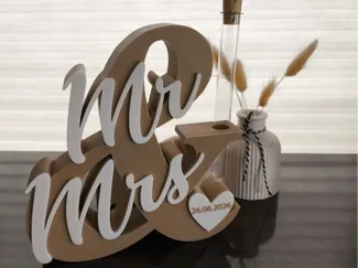 Mr & Mrs Hochzeitsgeschenk
