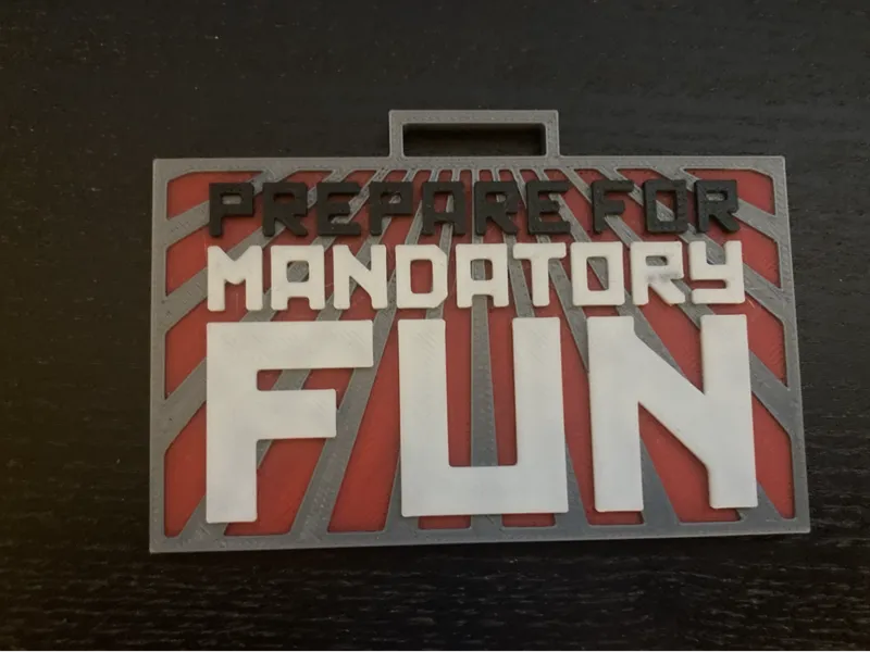 Weird Al Mandatory Fun Lanyard Accessory