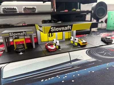 Gas Station for 1:64 scale models 