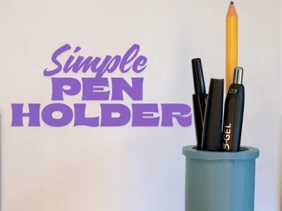 Simple Pen Holder