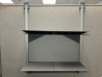 Infinitely Expandable Cubicle Shelving