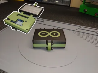 Arduino Uno R4 Wifi Case with breadboard