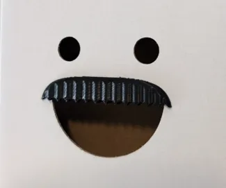Mustache Clip For IKEA TJABBA magazine file