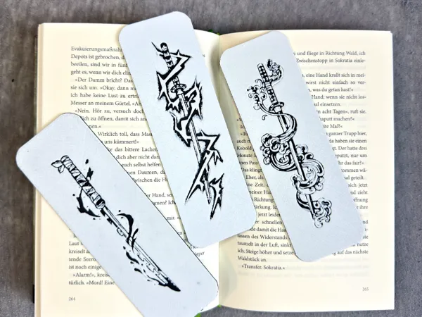 Marque-pages épée samouraï — HueForge