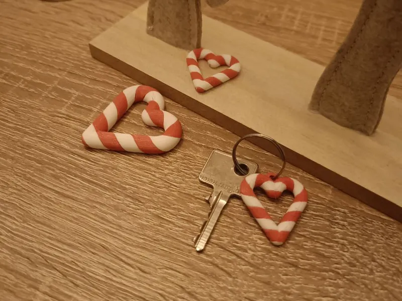 Zuckerstangen Herz/-Anhänger
