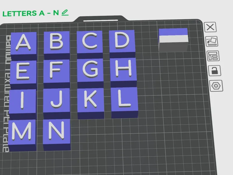 BRICKS Dupl0 Letters Brick (Capital letters)