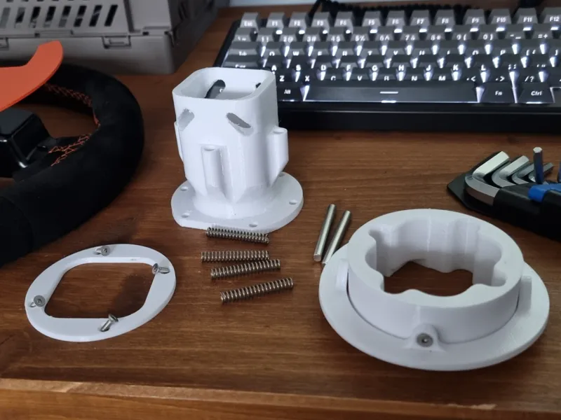 QR2 Refresh print without supports for Fanatec