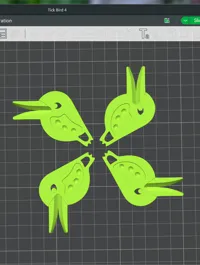 4 Tick Removing Birds 0.12mm layer, 2 walls, 15% infill
