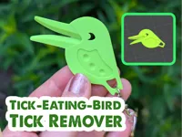 1 Tick Removing Bird 0.12mm layer, 2 walls, 15% infill