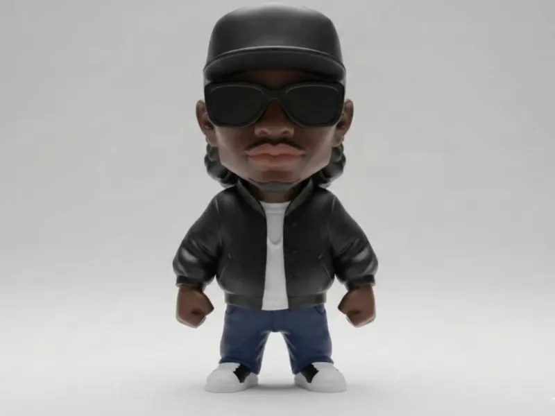 Eazy-E Caricature Miniature