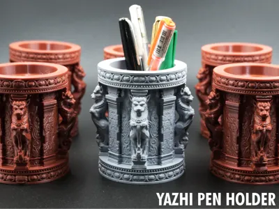 Yazhi | Guardian Lion Pen holder