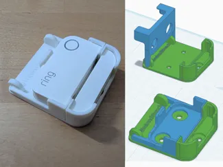 Ring contact sensor gen2 garage door gravity mount