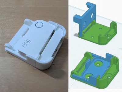 Ring contact sensor gen2 garage door gravity mount
