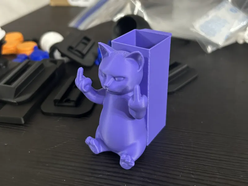 Prick Cat Remix with Vet eye lube holder and clip