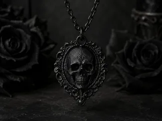 Skull Diorama Collana
