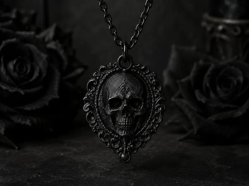 Skull Diorama Collana