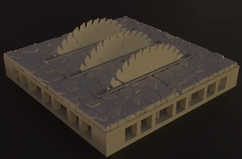 Saw trap dungeon tile - openlock