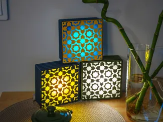 Tile Lamp - Wall, Desk, or Stackable Lamp