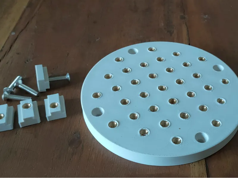 Screw Grid Adapter for my 120 mm Dividing Head
