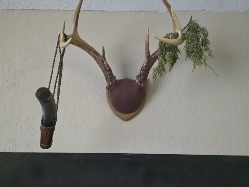 Antler mount plaque