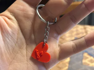 Cuore Portachiavi Fidanzata