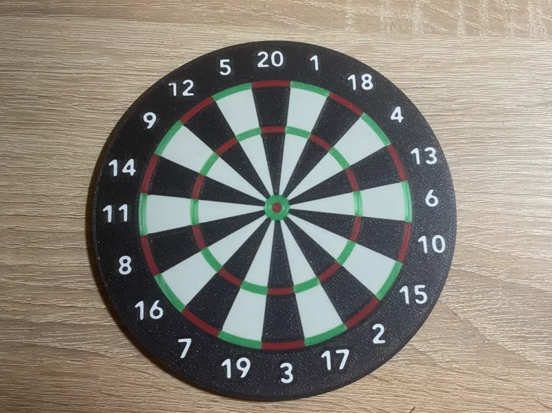 Dart board coaster
