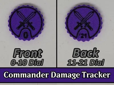 Double Sided MTG Counters | Collection - MakerWorld