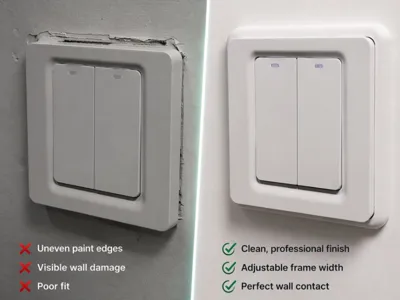 Parametric Wall Switch Spacer Fix Wall Imperfetcio