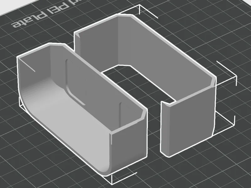 Fnirsi HS-02A BOX Halterung für IKEA Skådis