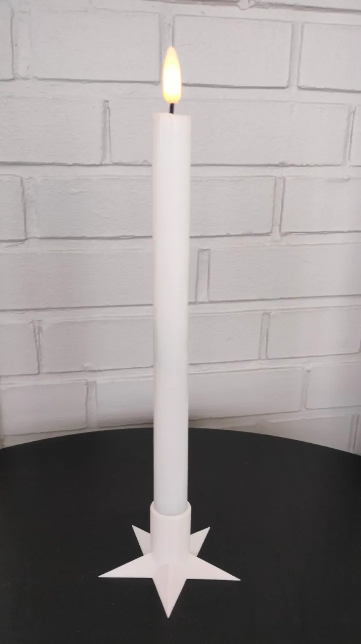 Star candle holder