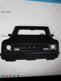Calandre de Chevrolet C10 1967 — photo 1
