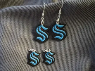 Seattle Kraken Earrings