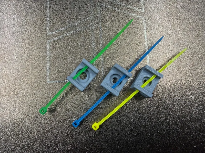 Cable tie holder M4 M5 M6